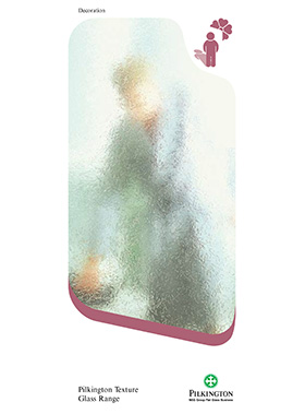 frosted texture glass design featuring a blurred figure in a bathrobe suitable for interior decoration and 25 different styles or options available